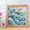 Dolphin Animal Special Shape Diamond Art Kits for Adults,5D Diamond Painting Kits for Adults Beginners,DIY Paint by Diamond Dots Crystal Rhinestones Painting Kits for Home Wall Decor 12×12inch